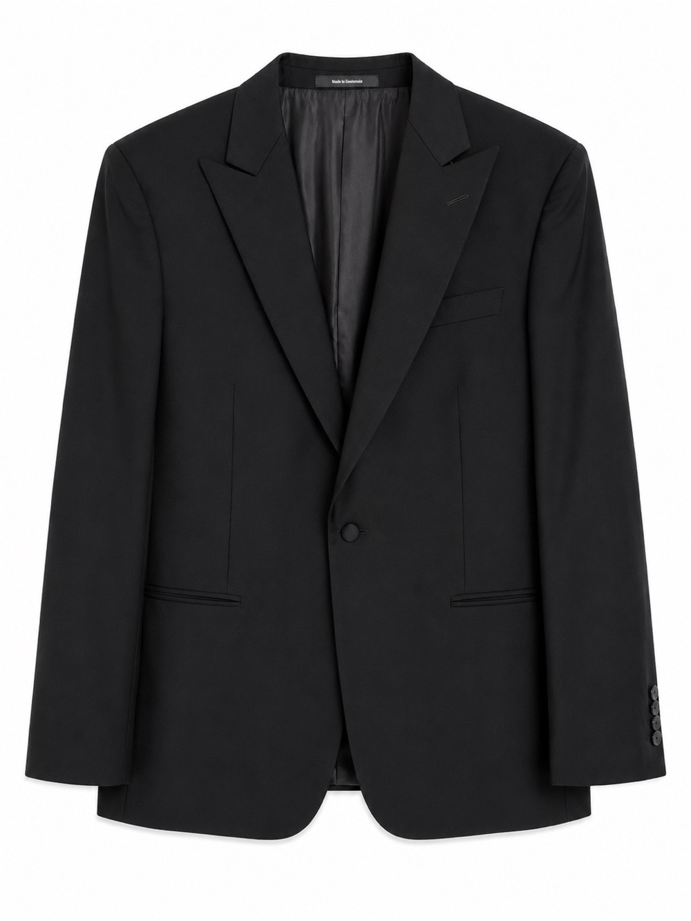 Ermenegildo Zegna 100% Wool Sport Coat Blazer EU 52 US 42L Black